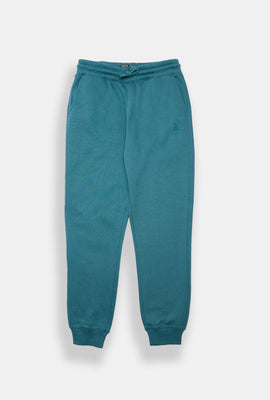 Jogger en molleton à logo ton sur ton Zoo York junior