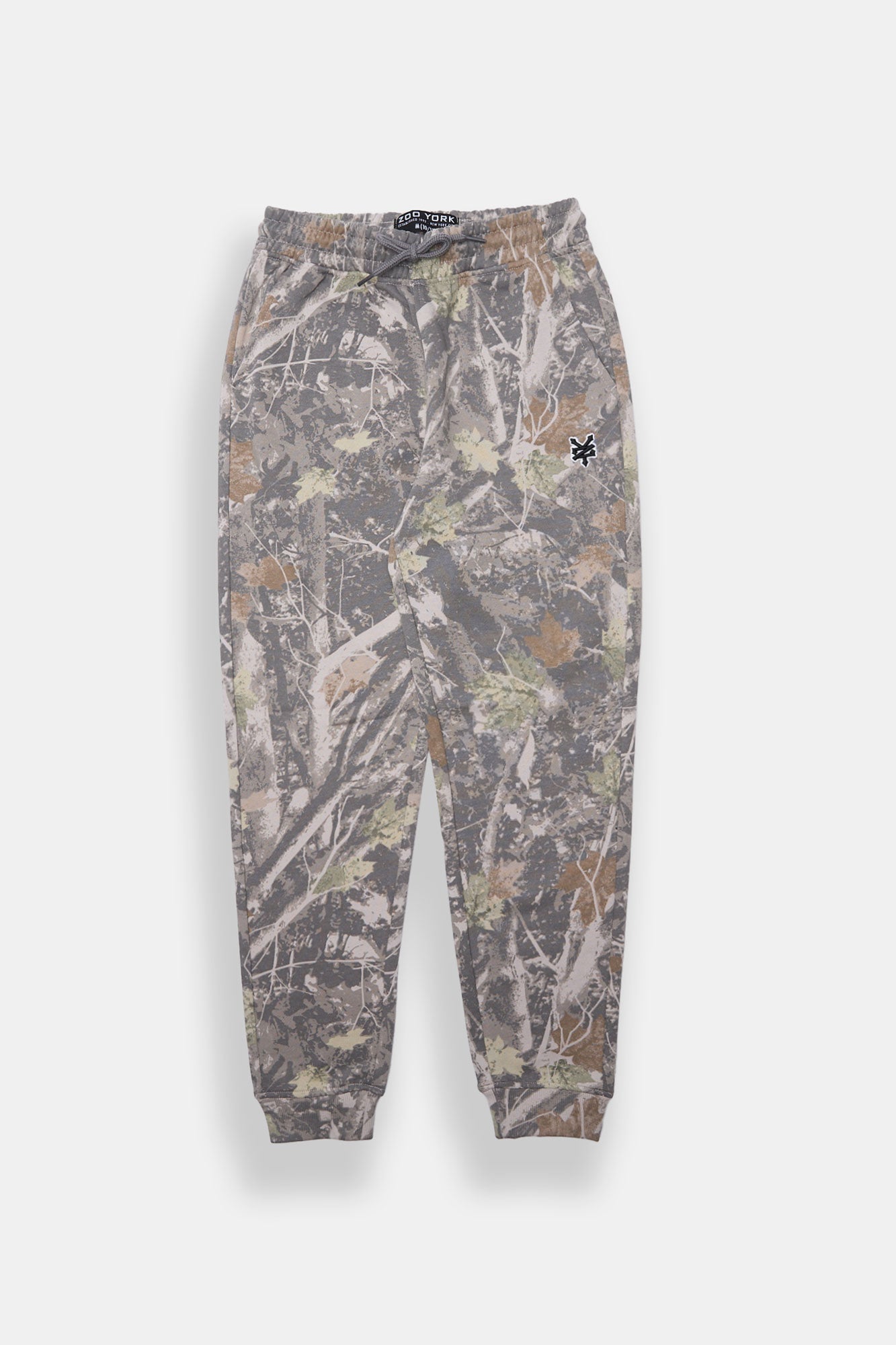 Zoo York Youth Tree Camouflage Fleece Jogger - Brown /