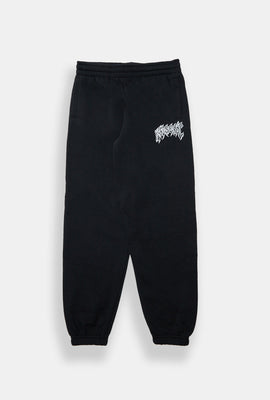 Jogger en molleton imprimé logo Arsenic junior