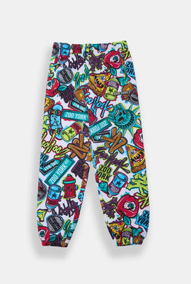 Zoo York Youth Graffiti Print Sweatpants