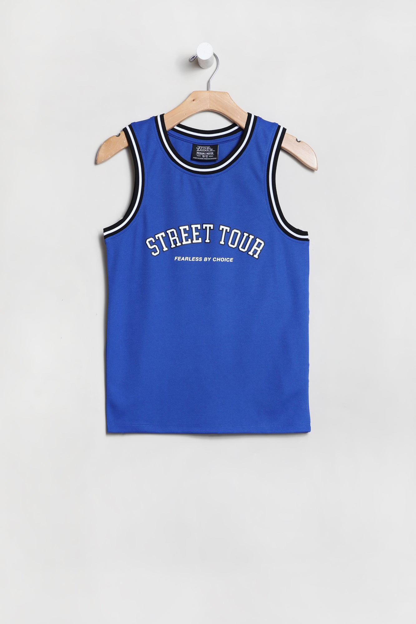 No Fear Youth Basketball Jersey Tank Top - Royal Blue /