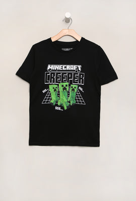Youth Minecraft Creeper T-Shirt