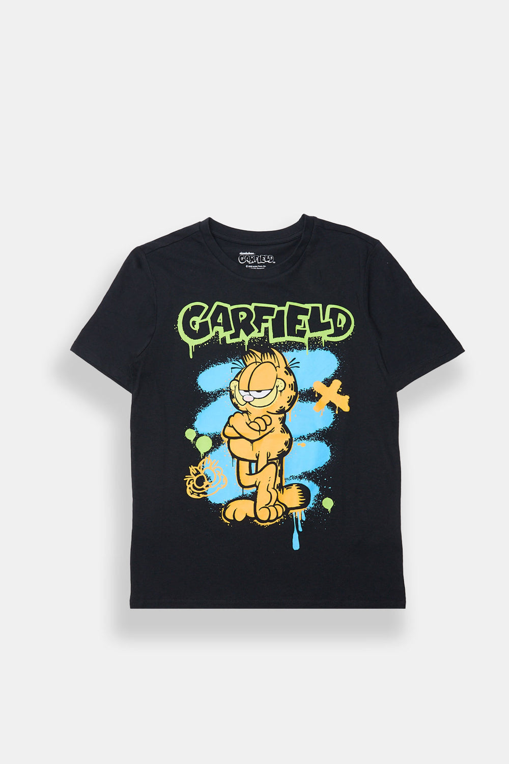 T-shirt imprimé graffiti Garfield junior T-shirt imprimé graffiti Garfield junior