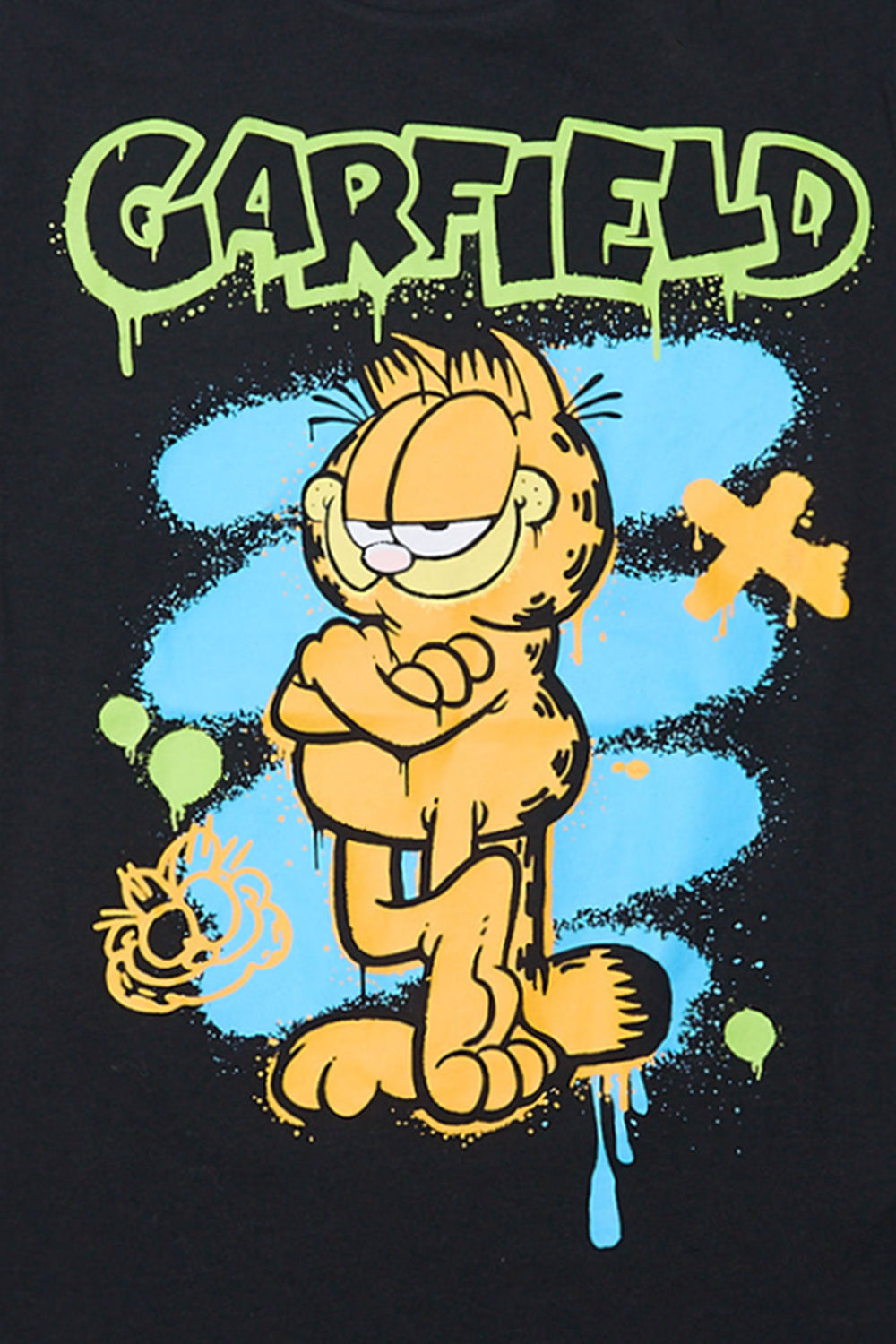 T-shirt imprimé graffiti Garfield junior T-shirt imprimé graffiti Garfield junior