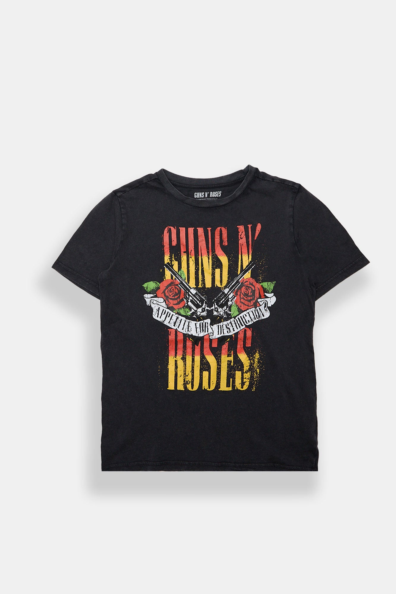 Youth Guns N' Roses Stonewashed Tee - Black /