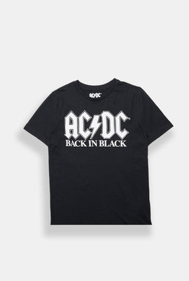 Youth AC/DC Back In Black Graphic Tee