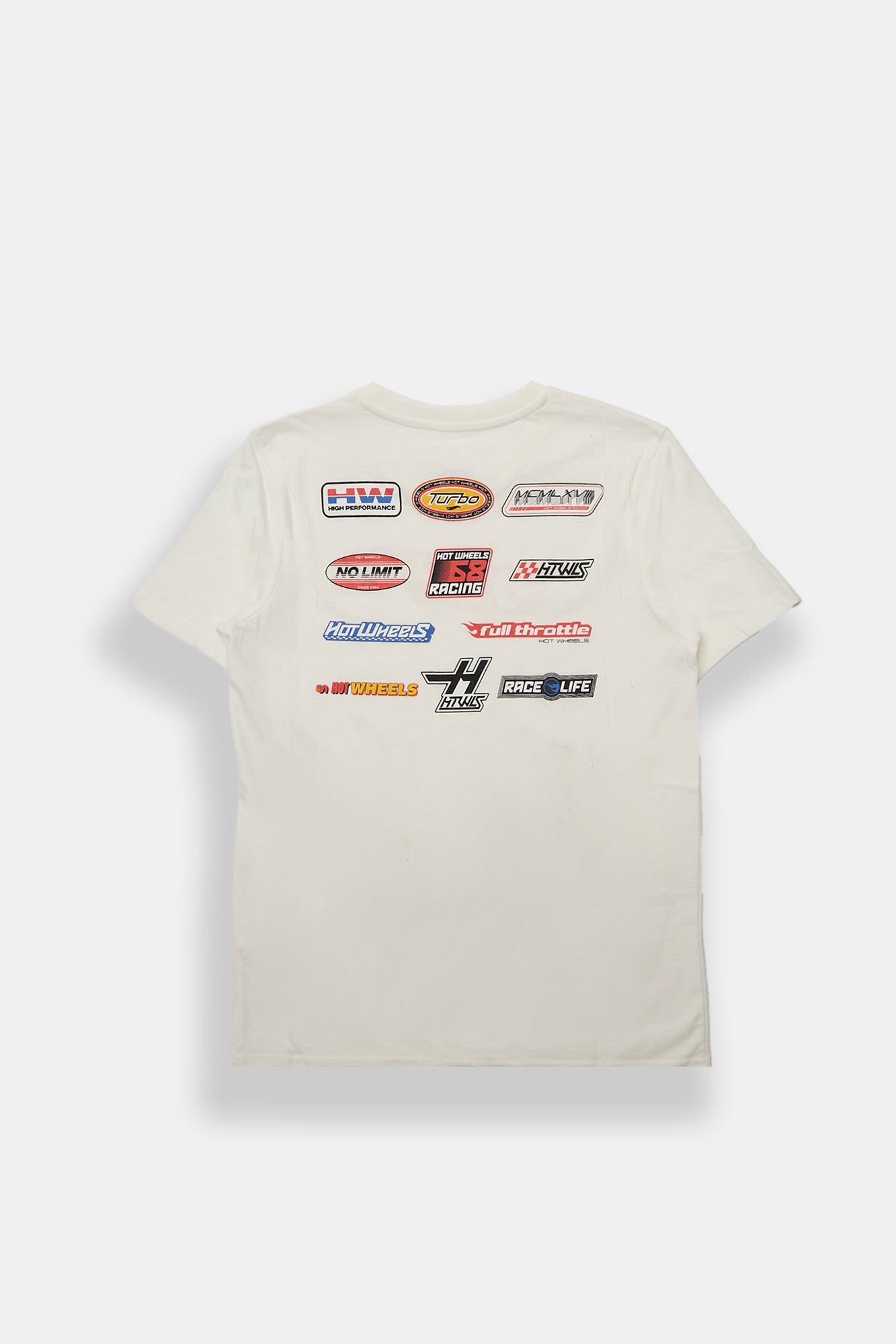 Youth Hot Wheels Logo Tee - White /