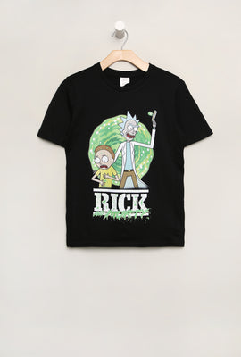 T-Shirt Imprimé Rick and Morty Junior