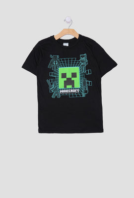 T-shirt imprimé Minecraft junior