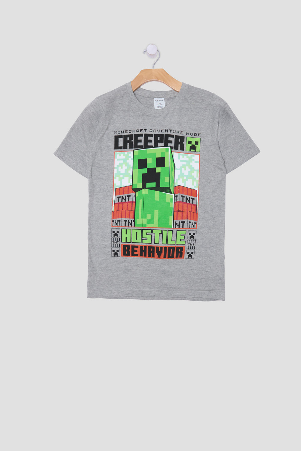 T-shirt imprimé Minecraft Creeper junior T-shirt imprimé Minecraft Creeper junior