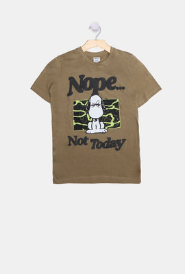 Youth Snoopy Not Today T-Shirt