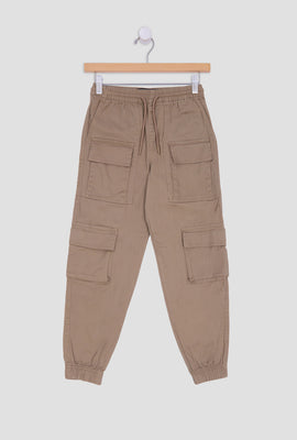 Arsenic Youth Relaxed Twill Cargo Jogger