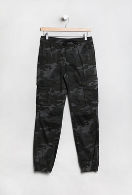 West49 Youth Camo Twill Cargo Jogger