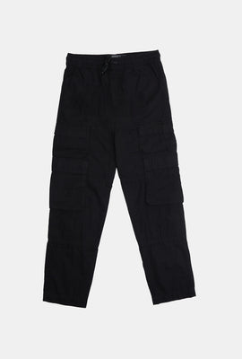 Pantalon cargo en popeline Arsenic junior