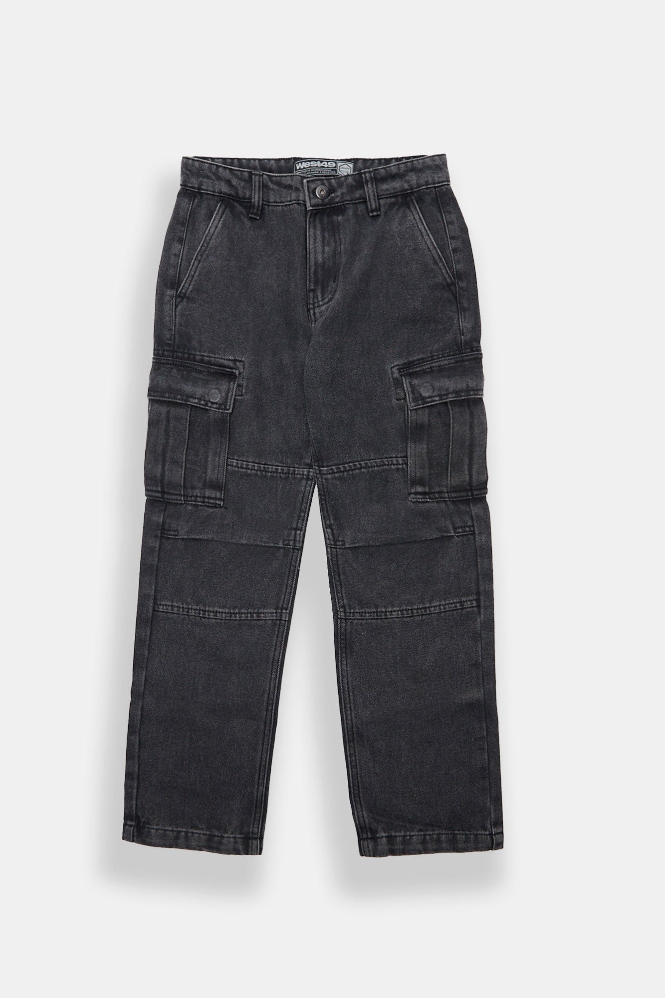 West49 Youth Black Cargo Jeans - /