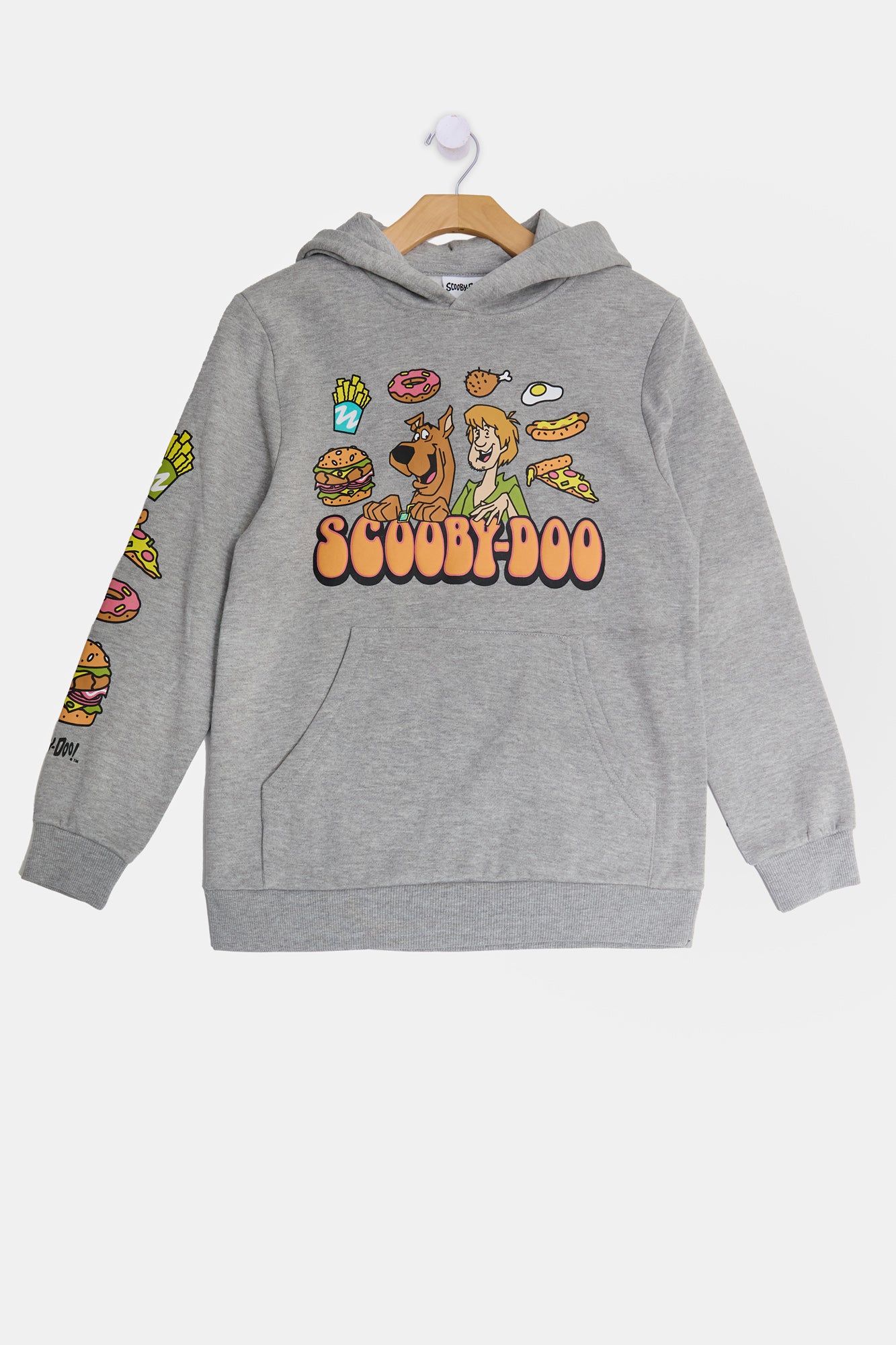 Youth Scooby-Doo Graphic Hoodie - Heather Grey /