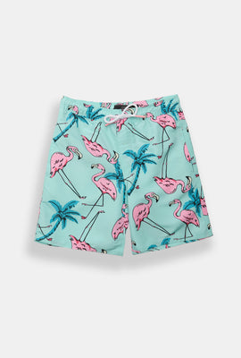 Short de bain flamants roses Arsenic junior 7 po