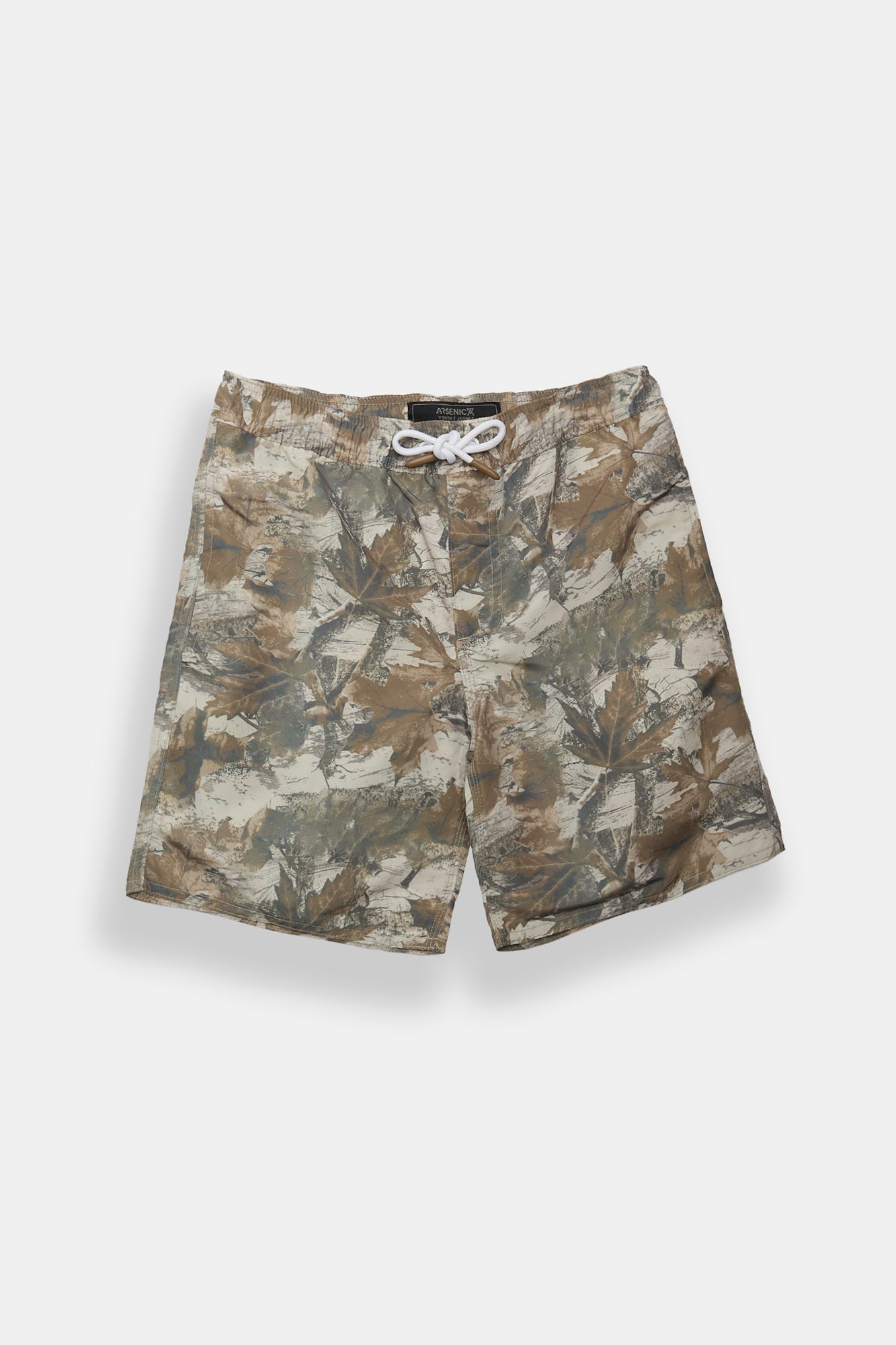 Arsenic Youth Tree Camouflage Swim Shorts 7" - Multi /