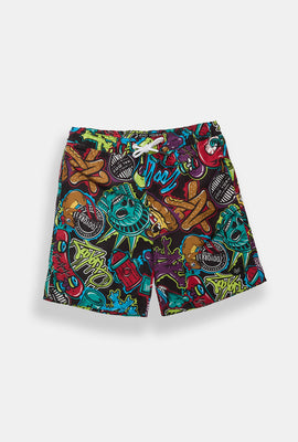Zoo York Youth NYC Graffiti Swim Shorts 7