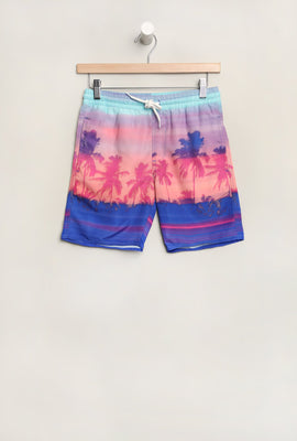West49 Youth Sunset Print Beach Shorts