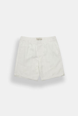 Short texturé à rayures junior 7 po