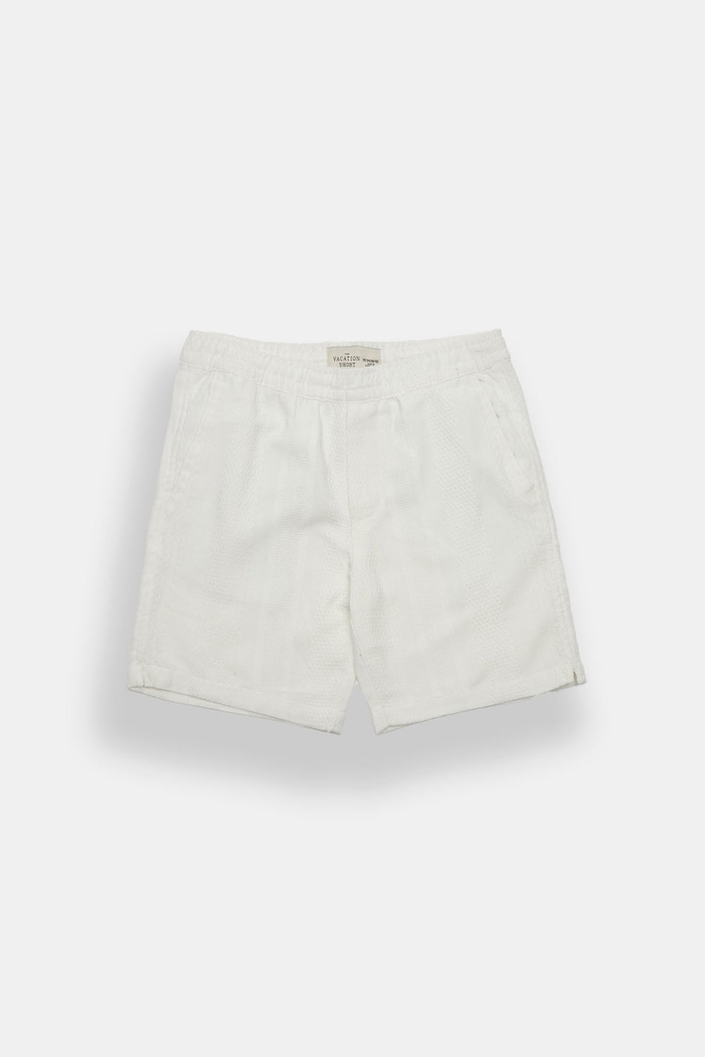 Short texturé à rayures junior 7 po Short texturé à rayures junior 7 po
