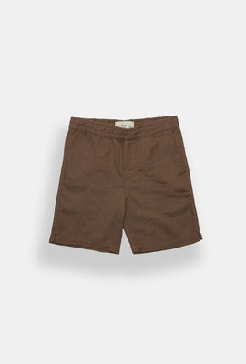 Short texturé à rayures junior 7 po