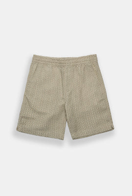 Youth Textured Geometric Shorts 7