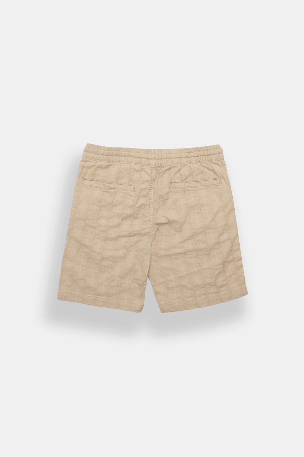 Short texturé à rayures junior 7 po Short texturé à rayures junior 7 po