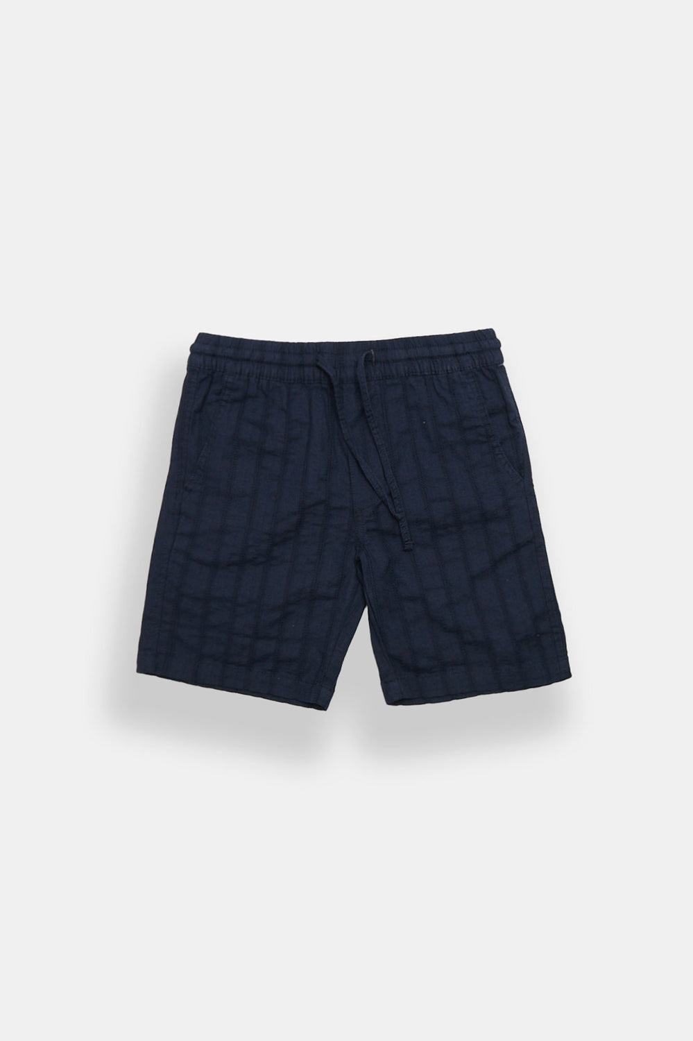 Short texturé à rayures junior 7 po Short texturé à rayures junior 7 po