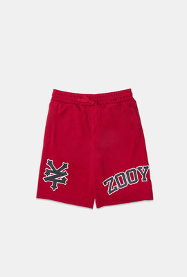 Short en maille imprimé logo Zoo York junior