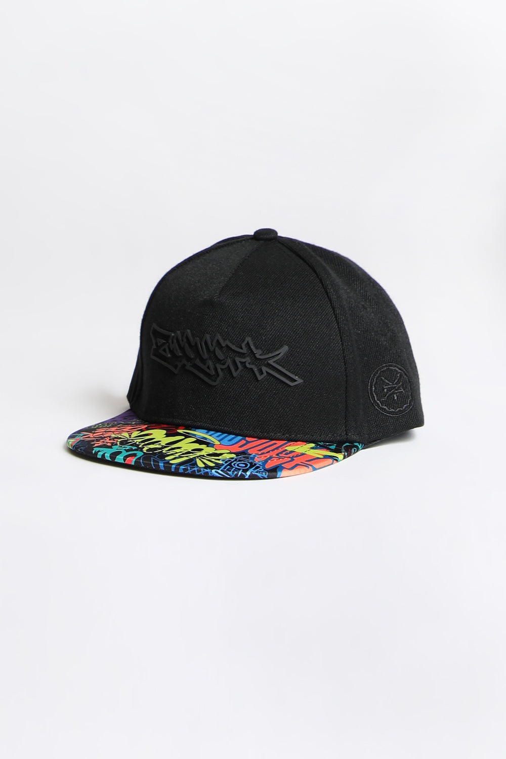 Zoo York Youth Graffiti Print Flat Brim Hat Zoo York Youth Graffiti Print Flat Brim Hat