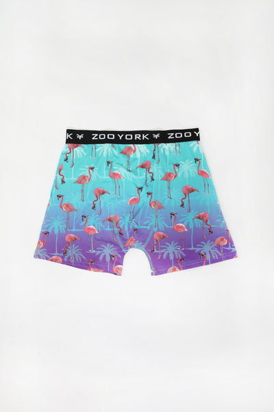 flamingo pink boxer shorts