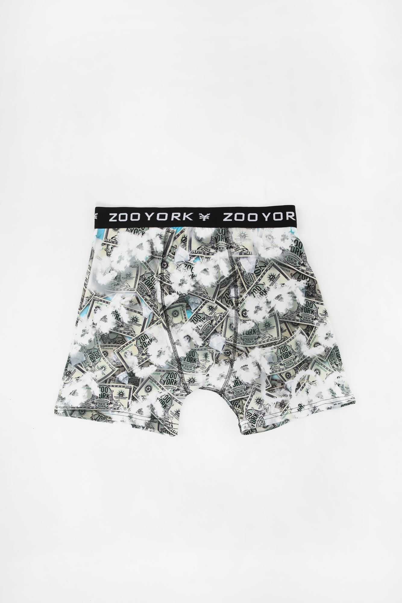 Zoo York Youth Dollars & Clouds Boxer Brief - White /