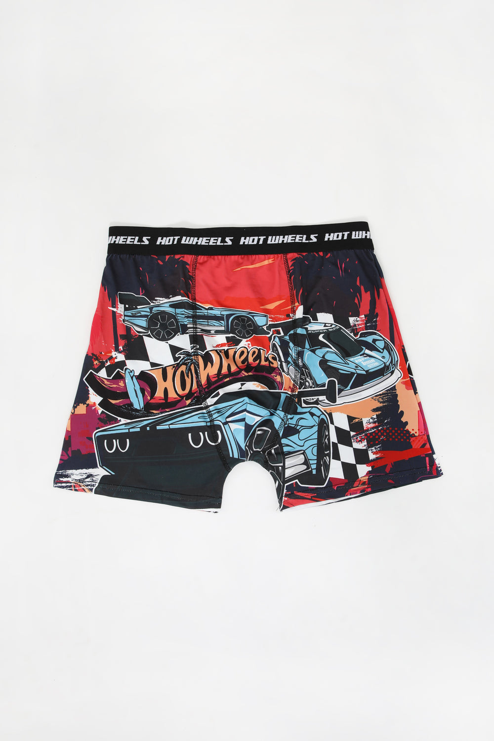 Youth Blue Hot Wheels Boxer Brief Youth Blue Hot Wheels Boxer Brief