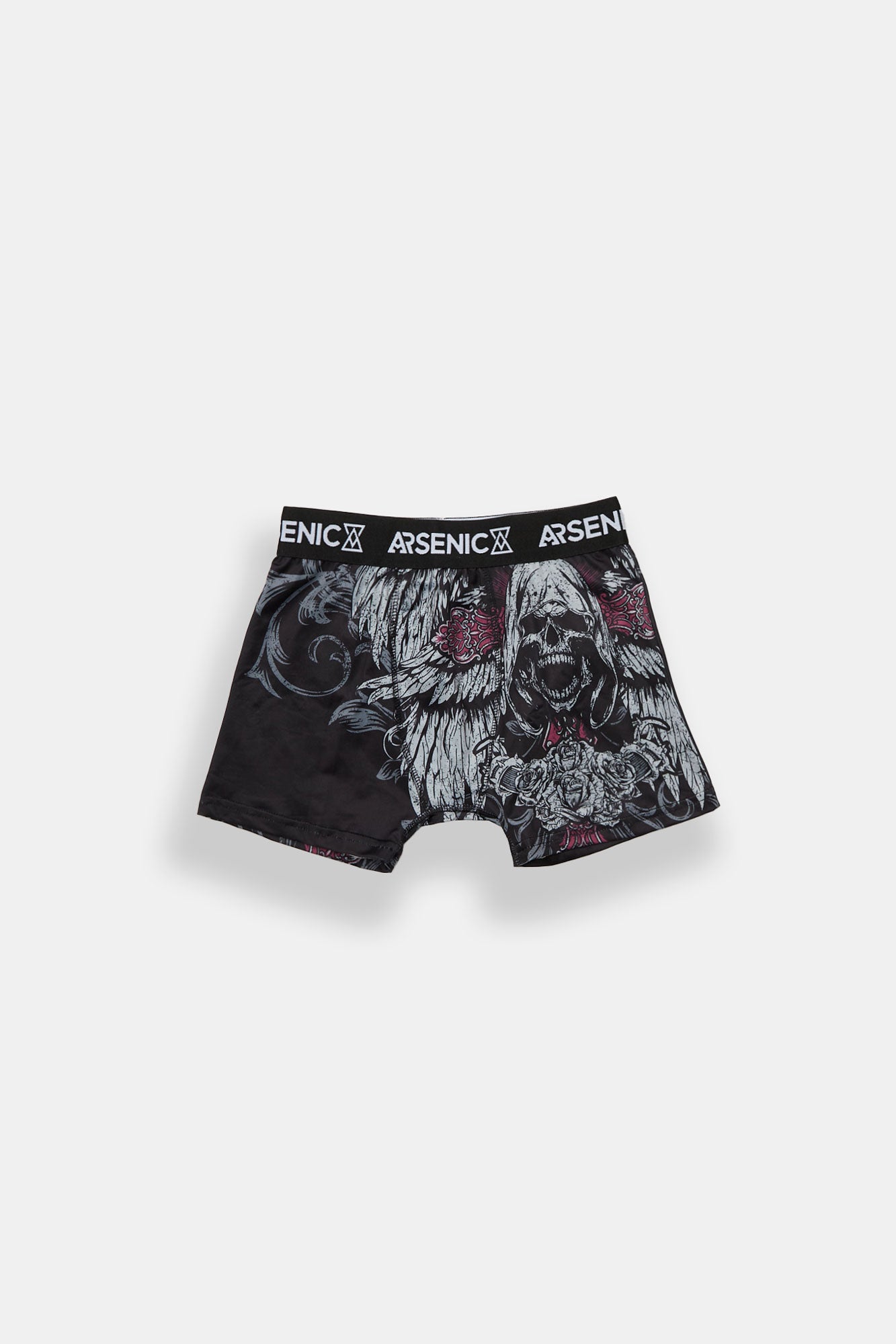 Arsenic Youth Winged Reaper Boxer Brief - Black /