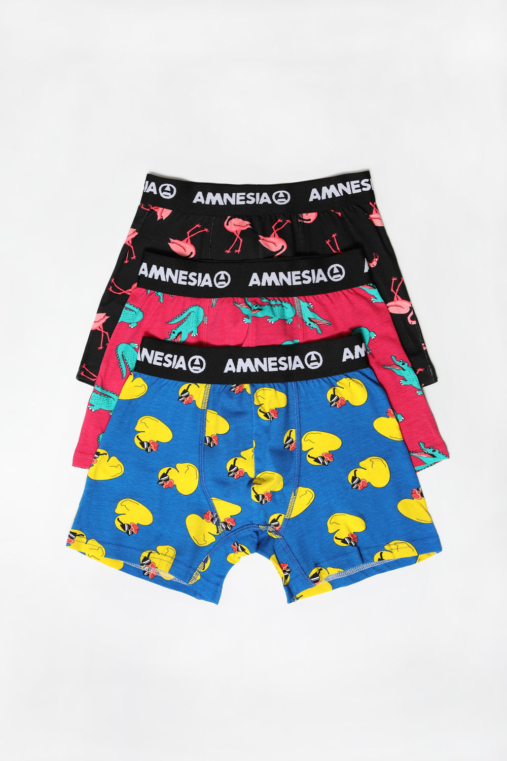Amnesia Youth 3-Pack Animal Print Boxer Briefs Amnesia Youth 3-Pack Animal Print Boxer Briefs