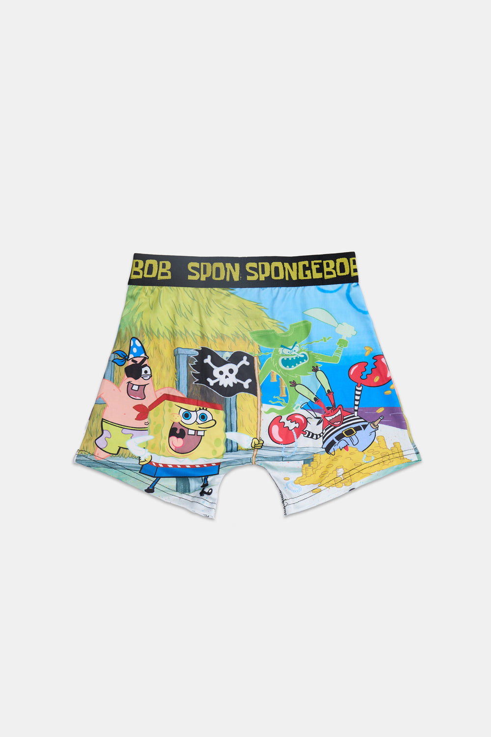 Youth Pirate SpongeBob Allover Print Boxer Brief Youth Pirate SpongeBob Allover Print Boxer Brief