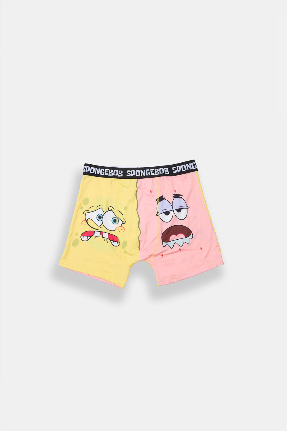 Youth SpongeBob & Patrick Half & Half Printed Boxer Briefs Youth SpongeBob & Patrick Half & Half Printed Boxer Briefs