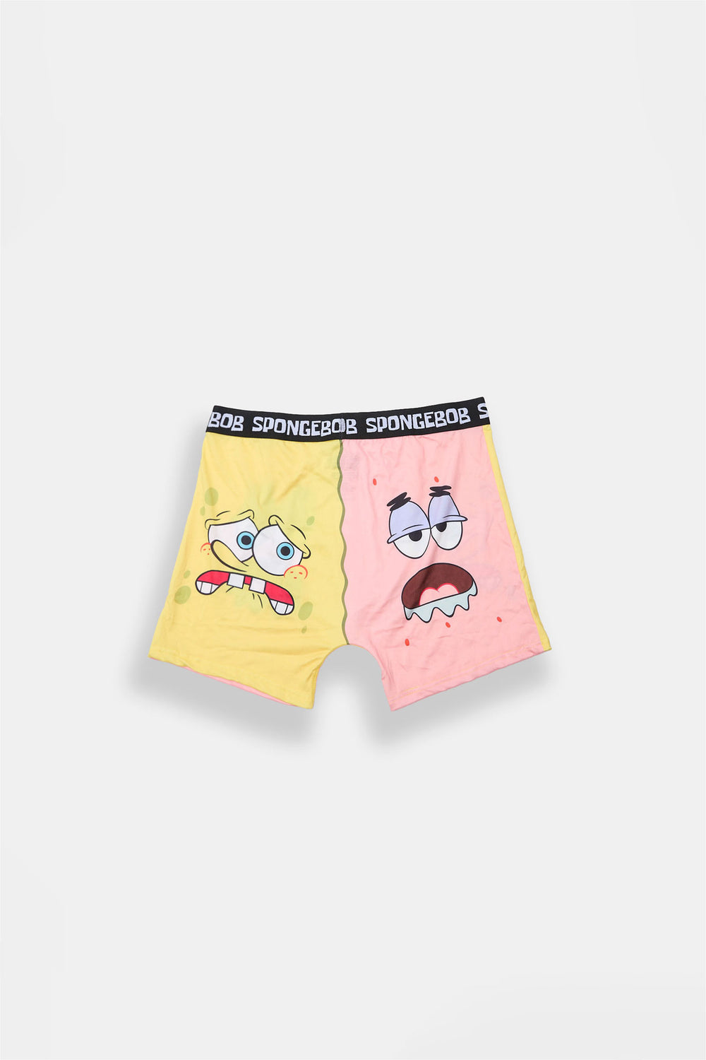 Youth SpongeBob & Patrick Half & Half Printed Boxer Briefs Youth SpongeBob & Patrick Half & Half Printed Boxer Briefs
