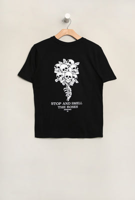 Arsenic Youth Skull Bouquet T-Shirt
