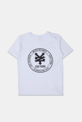 T-shirt imprimé logo du cercle Zoo York junior