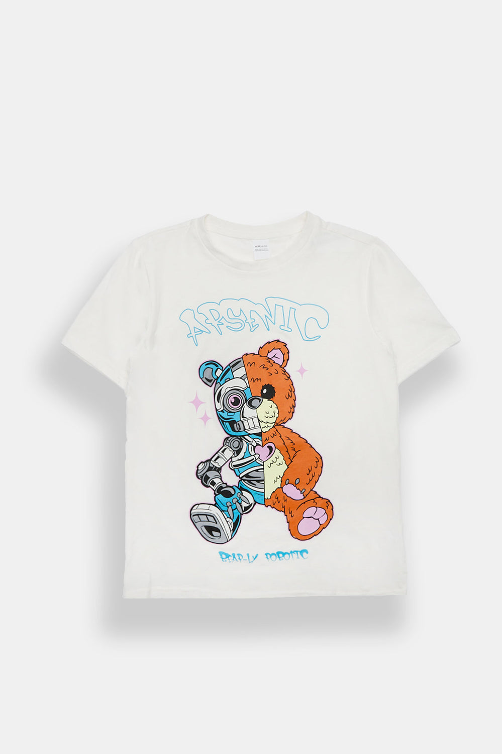 Arsenic Youth Robo Bear Graphic Tee Arsenic Youth Robo Bear Graphic Tee