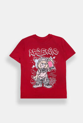T-shirt imprimé ours graffiti Arsenic junior
