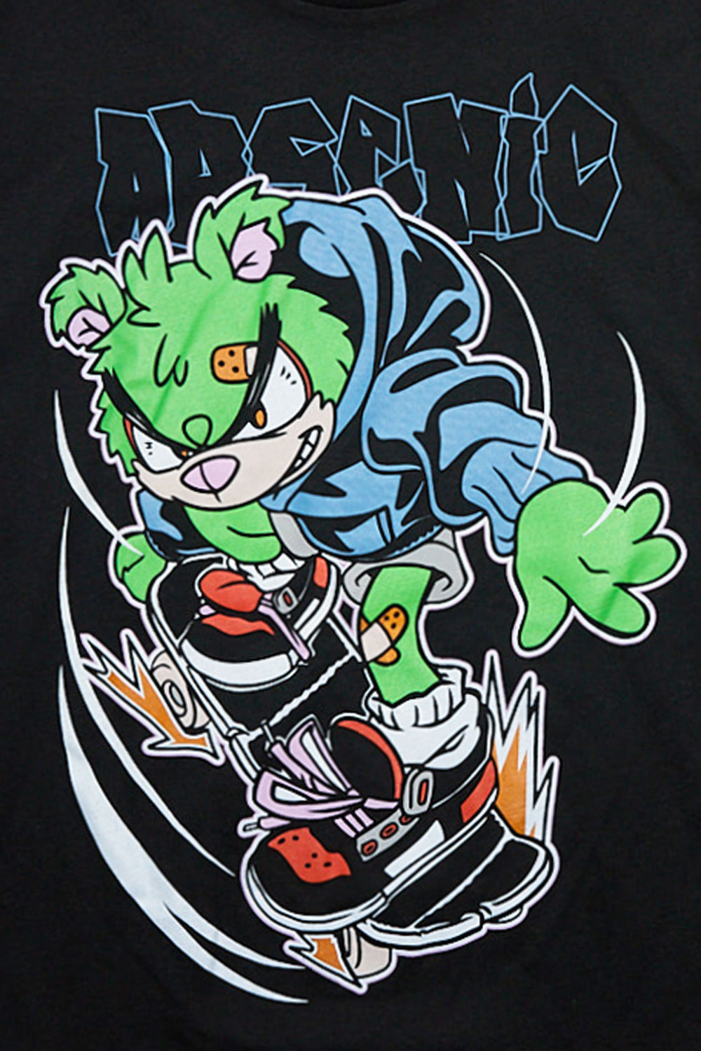 Arsenic Youth Skateboard Bear Graphic Tee Arsenic Youth Skateboard Bear Graphic Tee