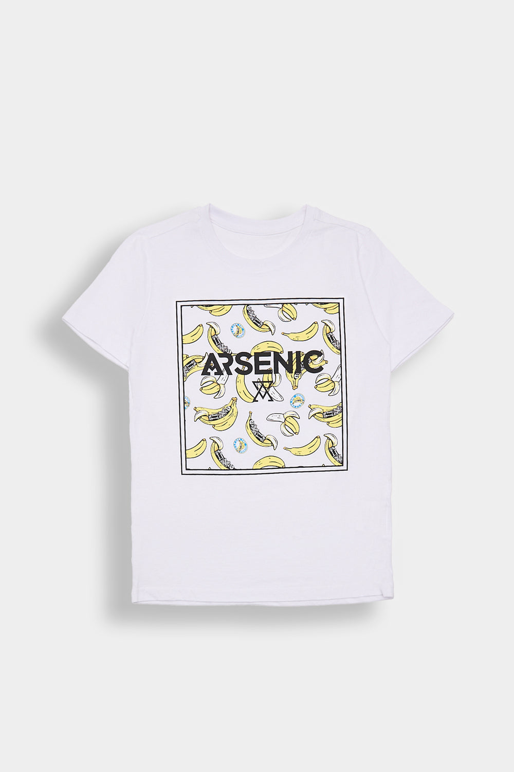 T-shirt imprimé squelettes de bananes Arsenic junior T-shirt imprimé squelettes de bananes Arsenic junior