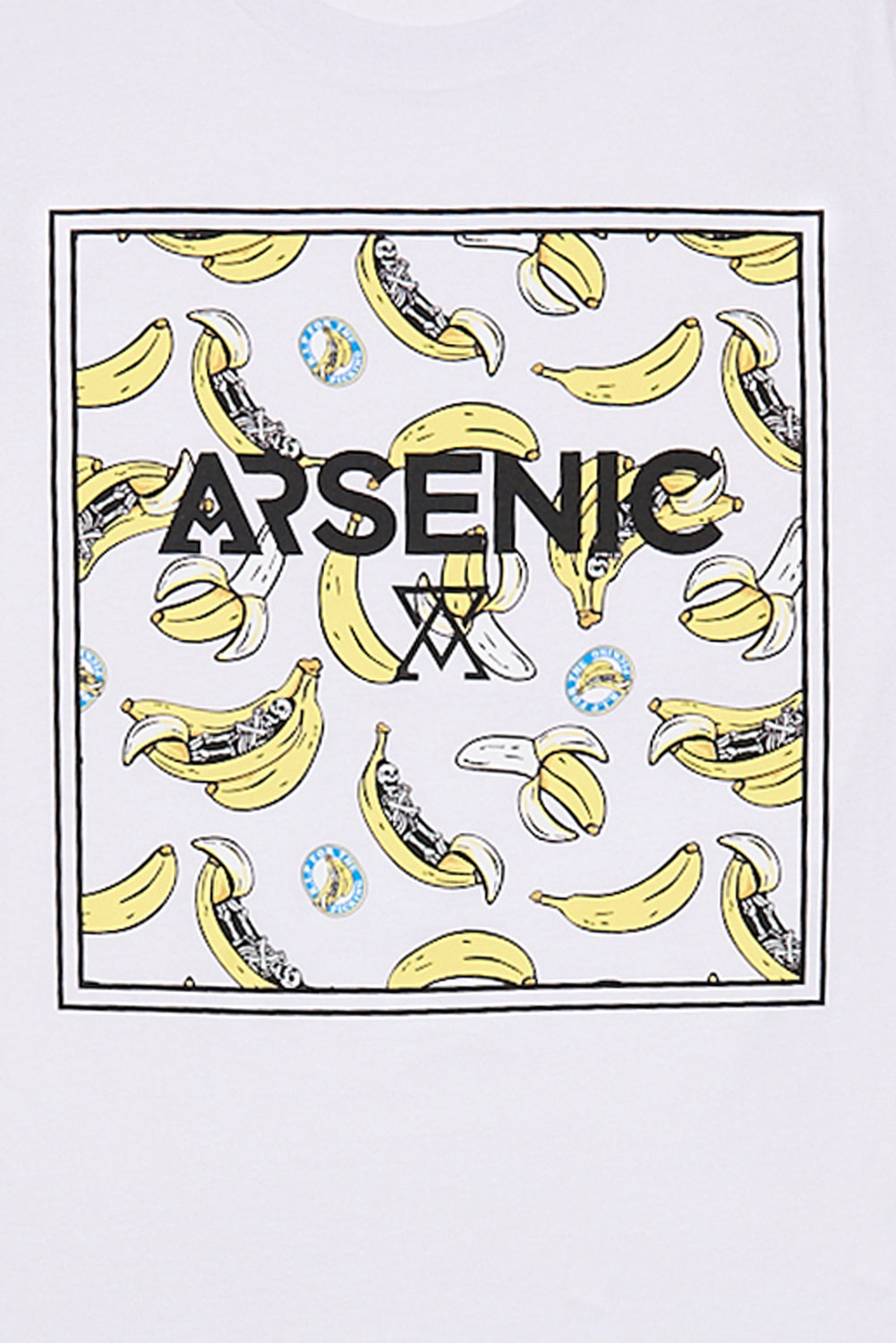 T-shirt imprimé squelettes de bananes Arsenic junior T-shirt imprimé squelettes de bananes Arsenic junior