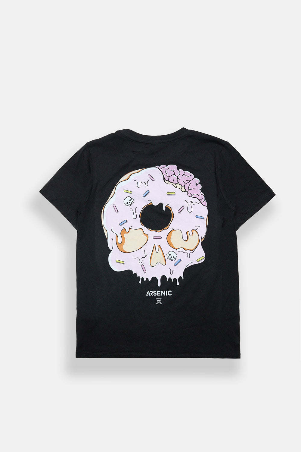 Arsenic Youth Donut Skull Graphic Tee Arsenic Youth Donut Skull Graphic Tee