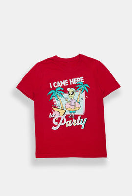 T-shirt imprimé Arsenic Here To Party junior