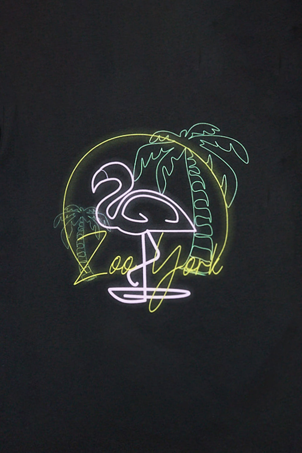 T-shirt imprimé flamant rose néon Zoo York junior T-shirt imprimé flamant rose néon Zoo York junior